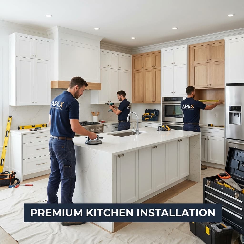 Pose de Cuisine Équipée